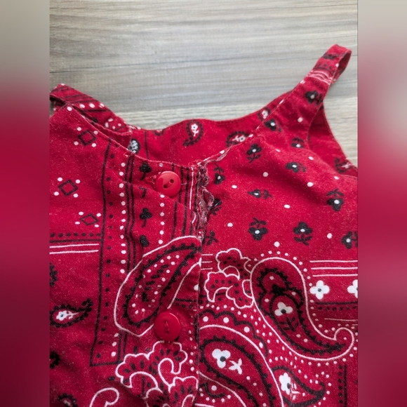 Little Lindsey Bandana Paisley Print Lace Spaghetti Strap Summer Sun Dress 2T - Picture 14 of 14